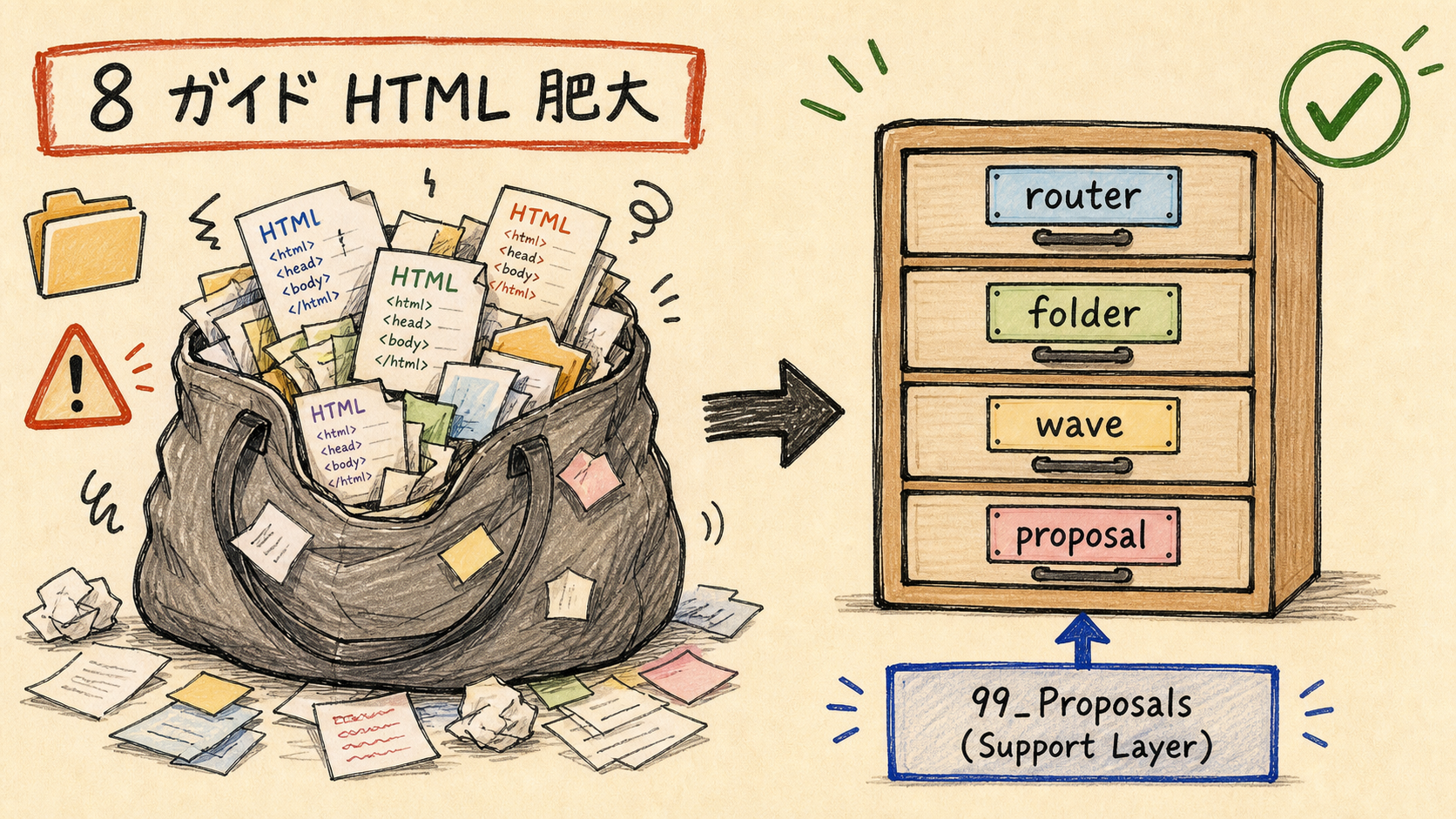Wave 5 separation principle and Support Layer